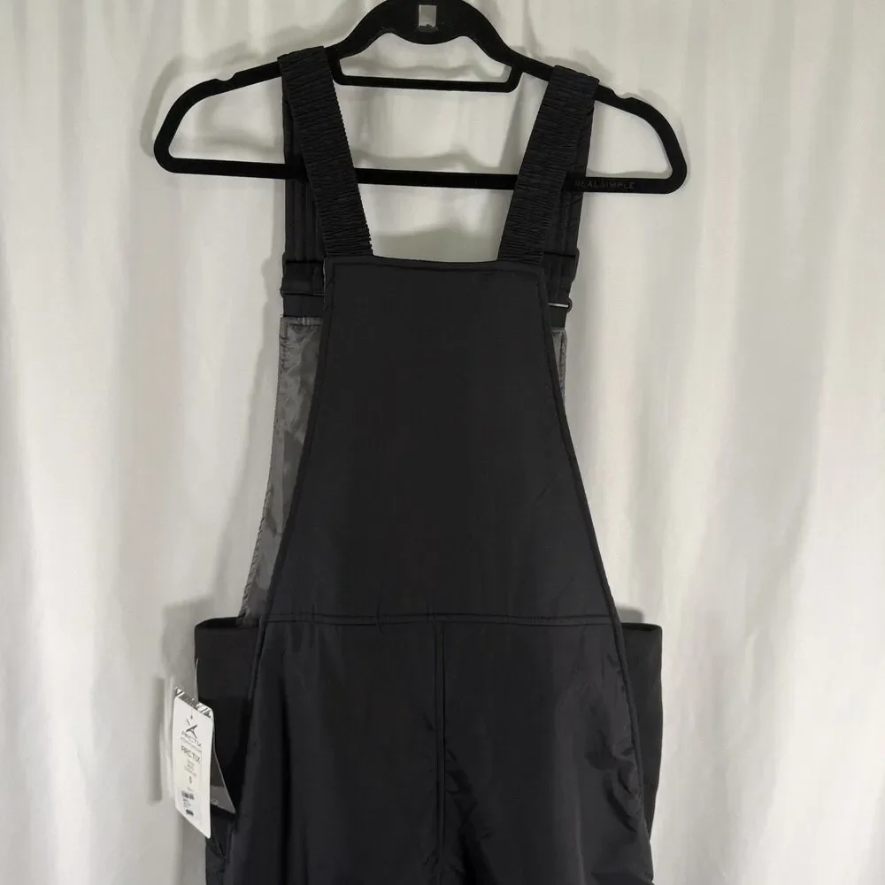 New Arctix Snow Bib Men's Small Black Wind Water Resistant Zip Pocket - Picture 11 of 11